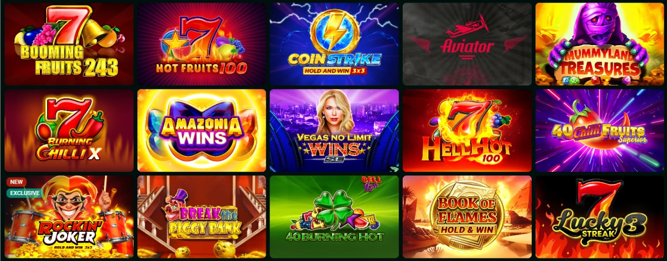 Популярные игровые автоматы от Pinko Casino, выбирайте любимые слоты